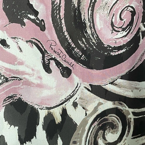 Roberto Cavalli silk animal print kaftan EU 38 - Picture 7 of 11